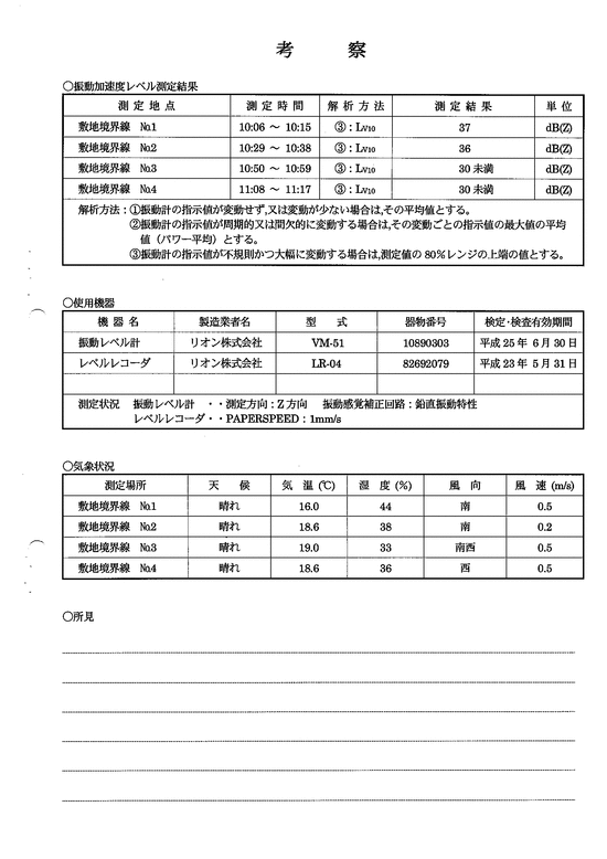施設点検記録簿1