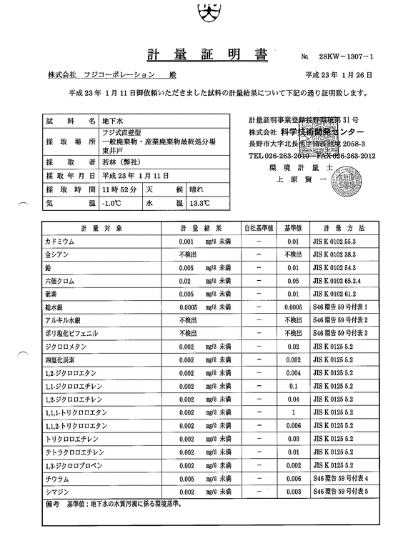 施設点検記録簿0