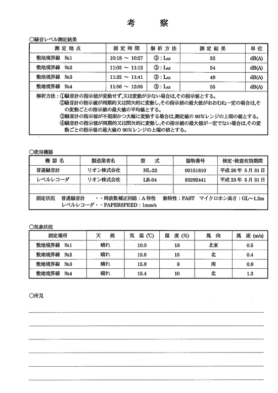 施設点検記録簿1