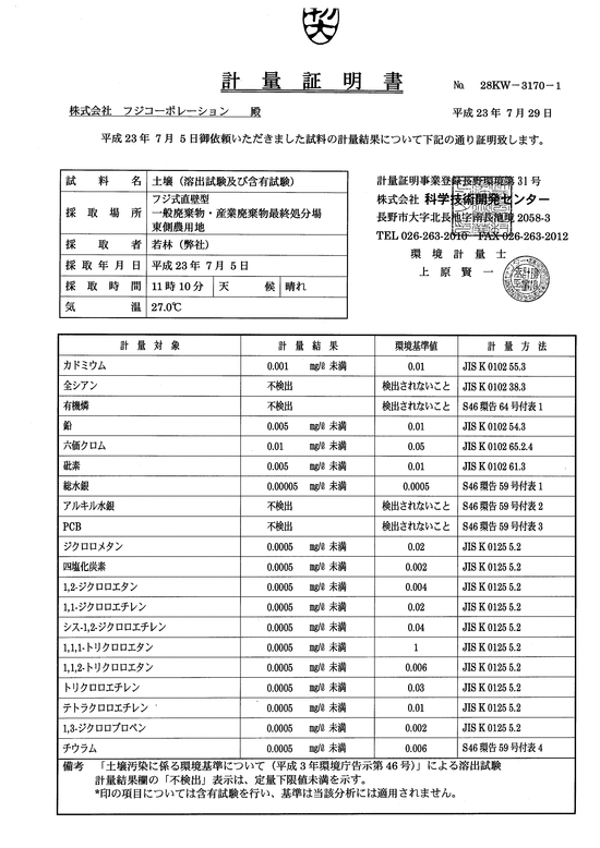 施設点検記録簿0