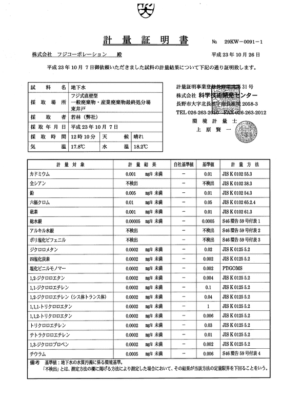 施設点検記録簿0