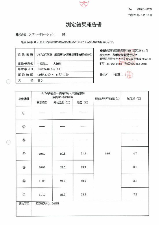 施設点検記録簿0