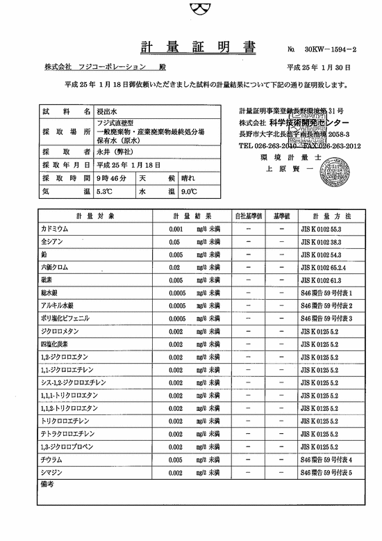 施設点検記録簿1