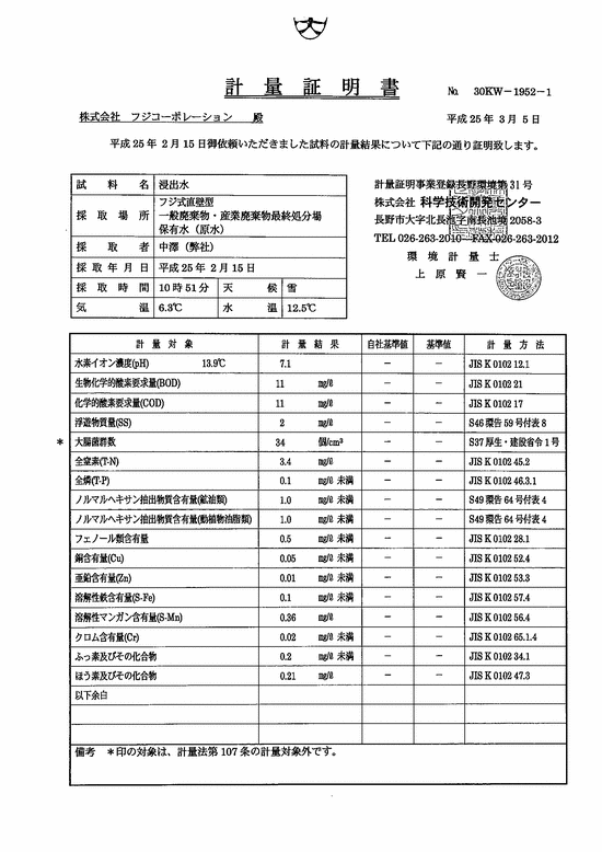施設点検記録簿0