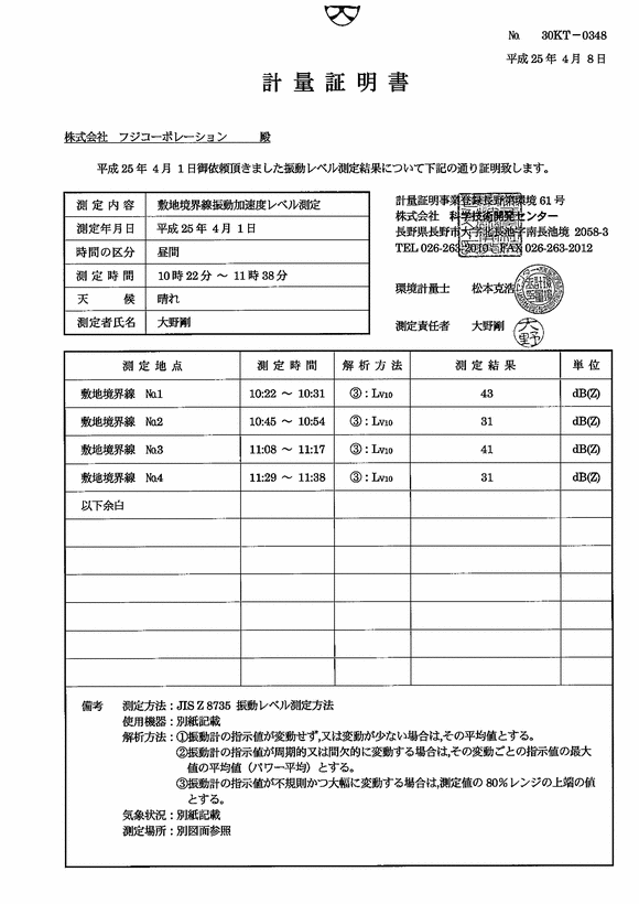 施設点検記録簿0