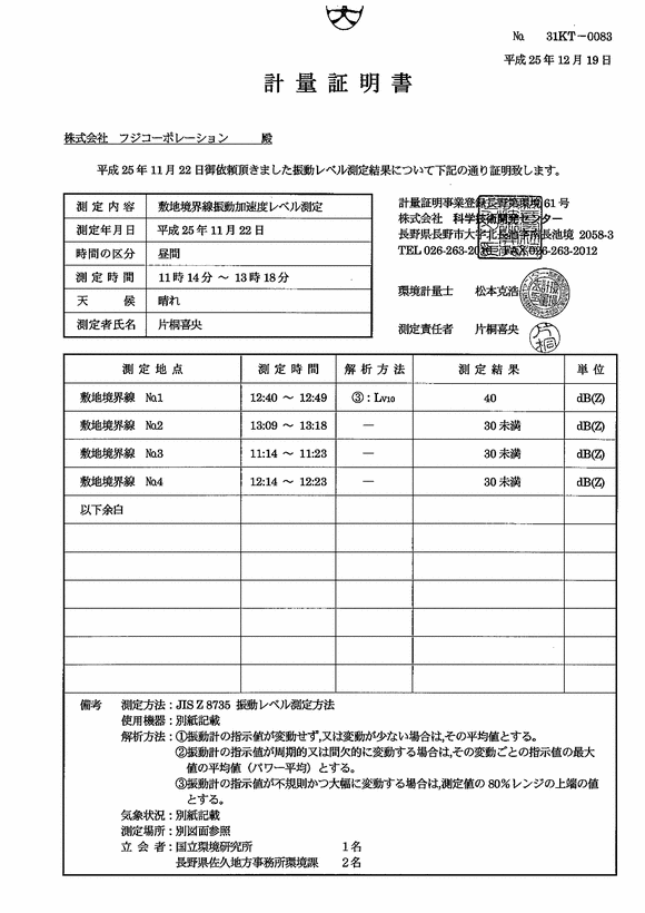 施設点検記録簿0