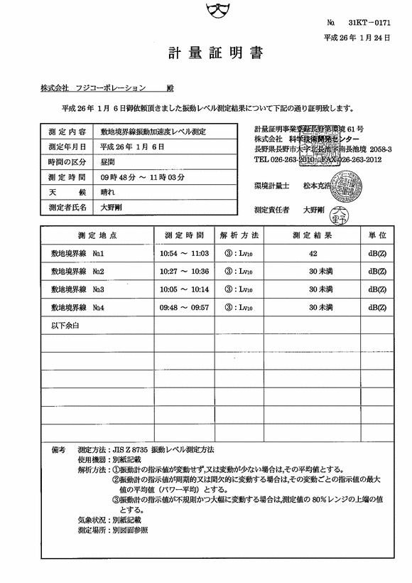 施設点検記録簿0