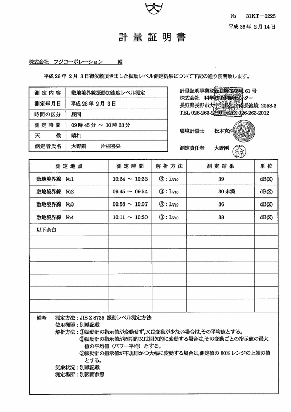 施設点検記録簿0